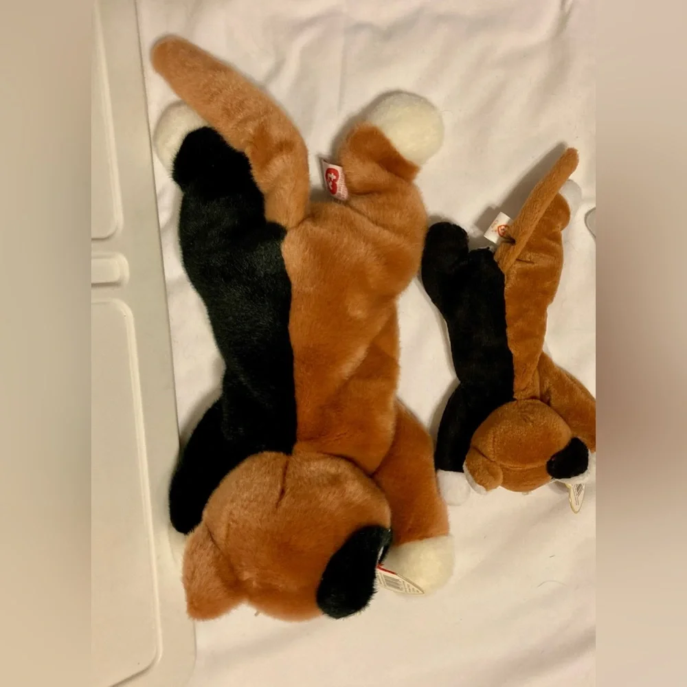 Ty “Chip” buddy & beanie Calico cat set